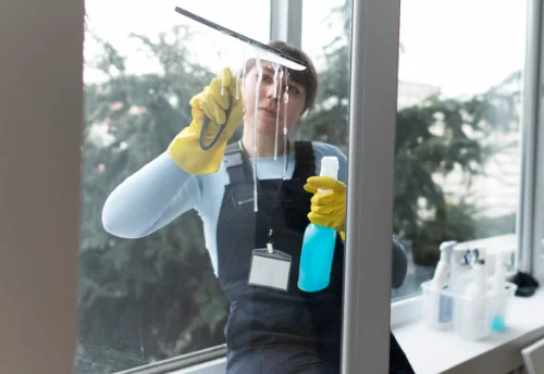 Nettoyage de vitres intérieures et extérieures à Valeilles